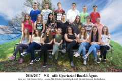 2016-2017 osztályok